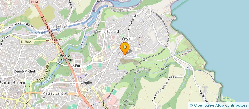 localisation de l'entreprise SCI MELICE à SAINT-BRIEUC