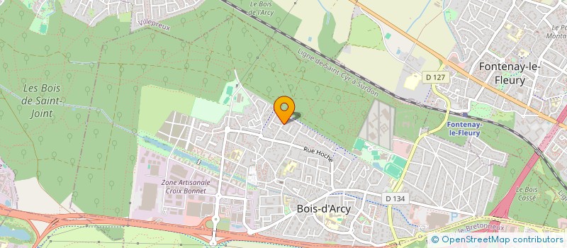 localisation de l'entreprise SCI MELIES  BOIS-D'ARCY