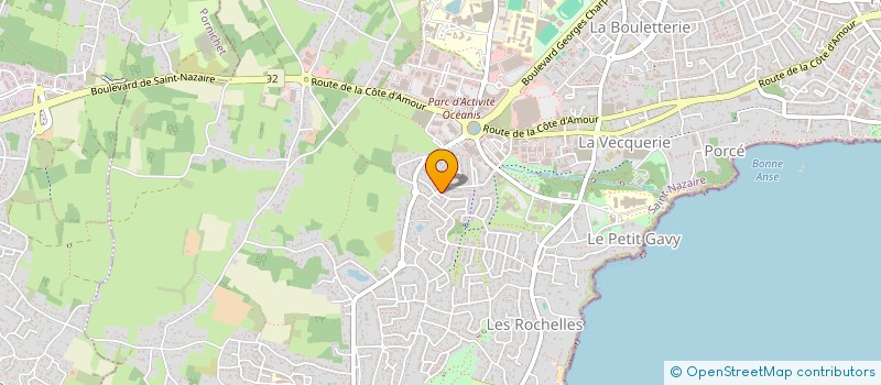 localisation de l'entreprise SCI MELIFA  SAINT-NAZAIRE