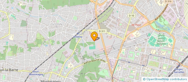 localisation de l'entreprise SCI MELIH  GROSLAY