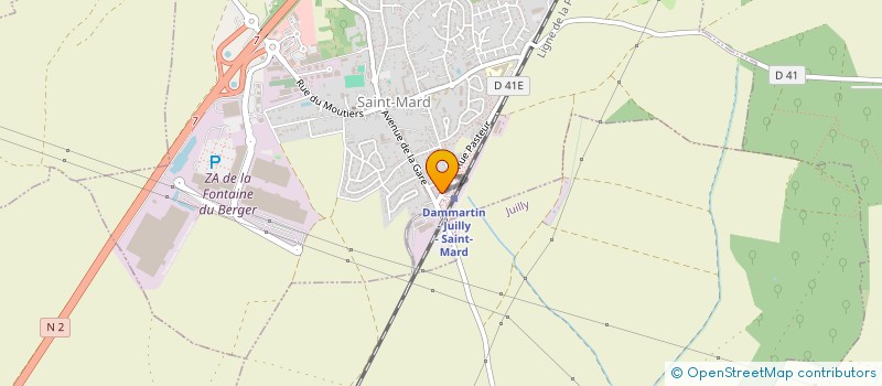 localisation de l'entreprise SCI MELILU  SAINT-MARD