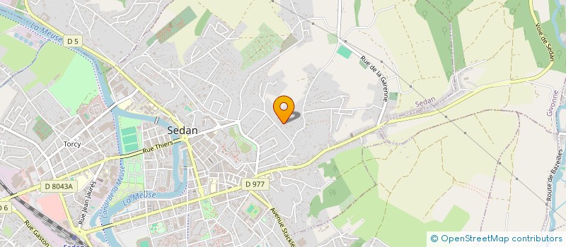 localisation de l'entreprise SCI MELIMANI  SEDAN