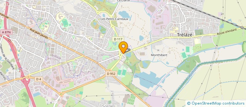 localisation de l'entreprise SCI MELIMMO à TRELAZE