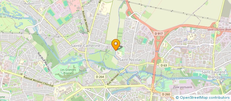 localisation de l'entreprise SCI MELIN LEROY  SAINT-NICOLAS