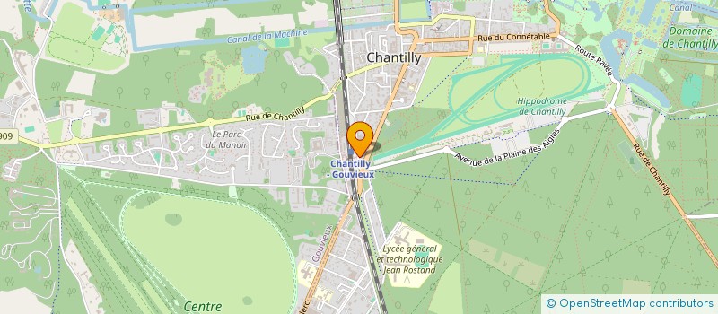 localisation de l'entreprise SCI MELINA  CHANTILLY