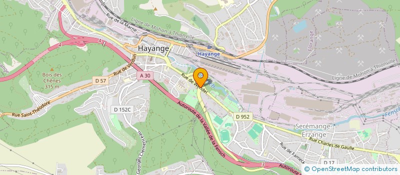 localisation de l'entreprise SCI MELINE  HAYANGE