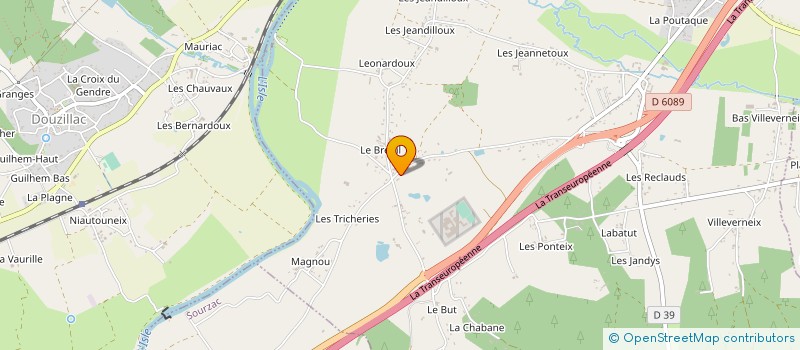 localisation de l'entreprise SCI MELINENZO  NEUVIC