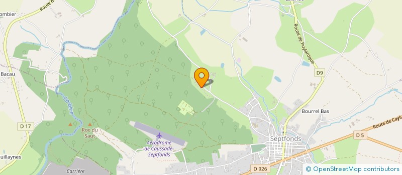 localisation de l'entreprise SCI MELINES  SEPTFONDS