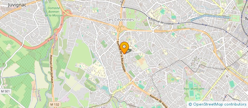 localisation de l'entreprise SCI MELINES à MONTPELLIER