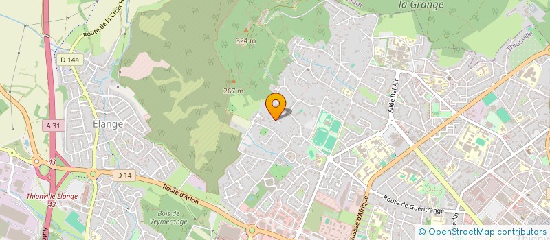 localisation de l'entreprise SCI MELINS à THIONVILLE