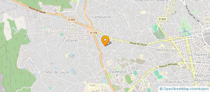 localisation de l'entreprise SCI MELIPAU  NIMES