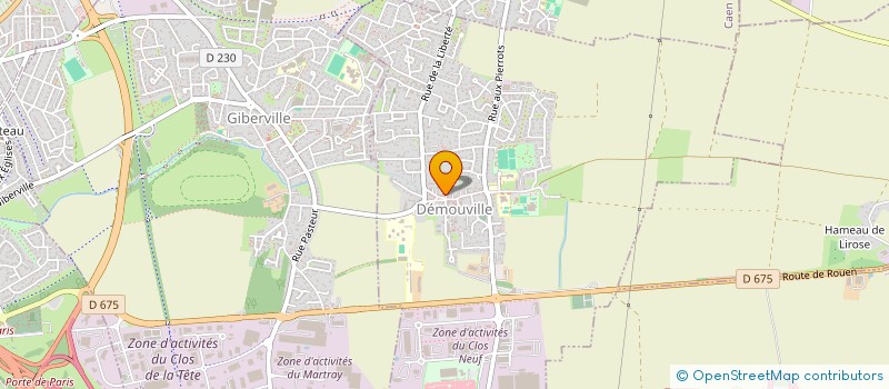 localisation de l'entreprise SCI MELISA  DEMOUVILLE