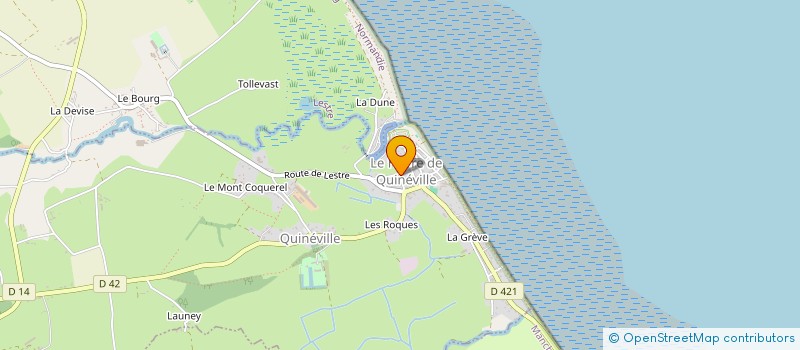 localisation de l'entreprise SCI MELISAMBRE  QUINEVILLE