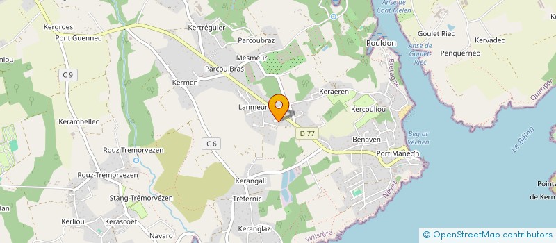 localisation de l'entreprise SCI MELISO  NEVEZ