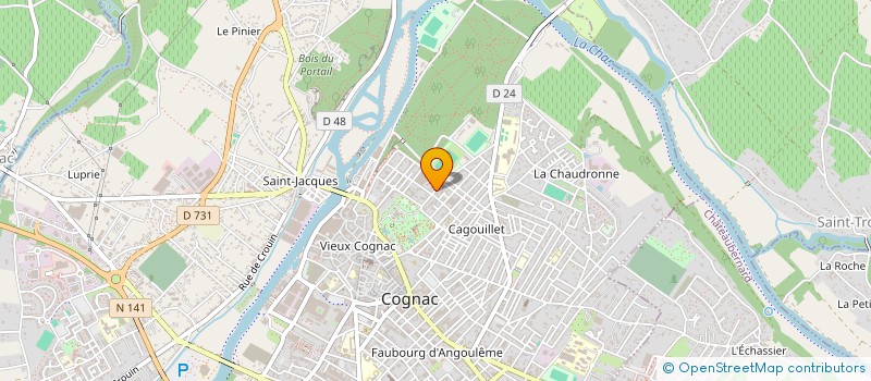 localisation de l'entreprise SCI MELISS à COGNAC