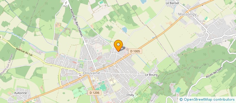 localisation de l'entreprise SCI MELISSA  DOUVAINE