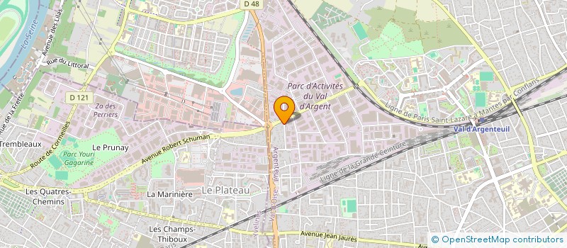 localisation de l'entreprise SCI MELISSA à ARGENTEUIL