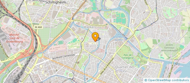 localisation de l'entreprise SCI MELISSA  STRASBOURG