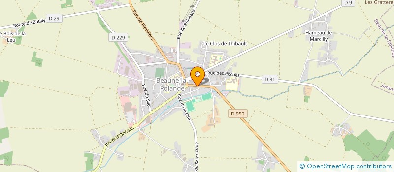 localisation de l'entreprise SCI MELISSA  BEAUNE-LA-ROLANDE