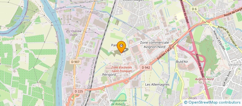 localisation de l'entreprise SCI MELISSA  LE PONTET