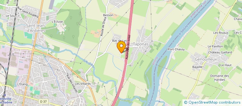 localisation de l'entreprise SCI MELISSA  SAINT-LAGER