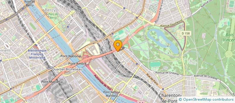 localisation de l'entreprise SCI MELISSA  CHARENTON-LE-PONT