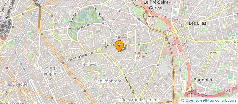 localisation de l'entreprise SCI MELISSA LAMBERT  PARIS