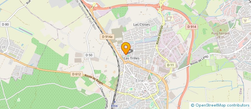 localisation de l'entreprise SCI MELISSA REDONDO  ELNE