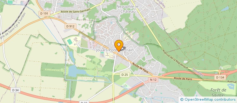 localisation de l'entreprise SCI MELISSANDRE  JOUARS-PONTCHARTRAIN