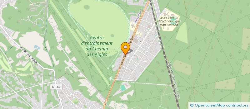 localisation de l'entreprise SCI MELISSI  CHANTILLY