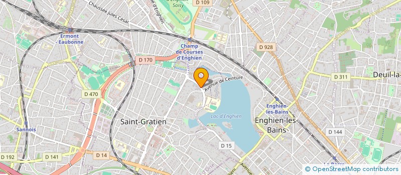 localisation de l'entreprise SCI MELKA  SAINT-GRATIEN