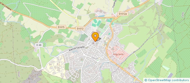 localisation de l'entreprise SCI MELKE  THUIR