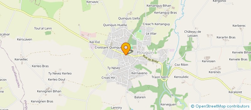 localisation de l'entreprise SCI MELKIWEN  PLOUGUIN