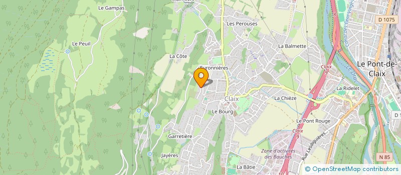 localisation de l'entreprise SCI MELL  CLAIX