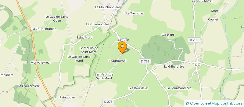 localisation de l'entreprise SCI MELL à SAINTE-CERONNE-LES-MORTAGNE