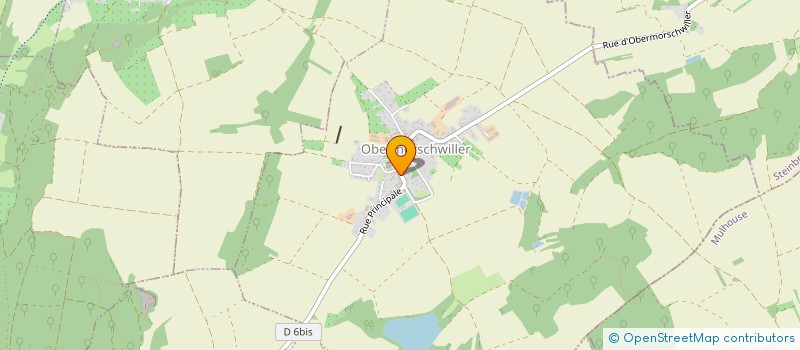 localisation de l'entreprise SCI MELL  OBERMORSCHWILLER