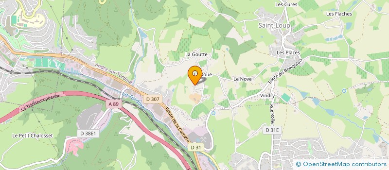 localisation de l'entreprise SCI MELLA D'AVAUGES  VINDRY-SUR-TURDINE