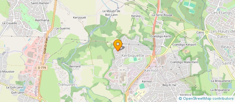 localisation de l'entreprise SCI MELLAC à VANNES