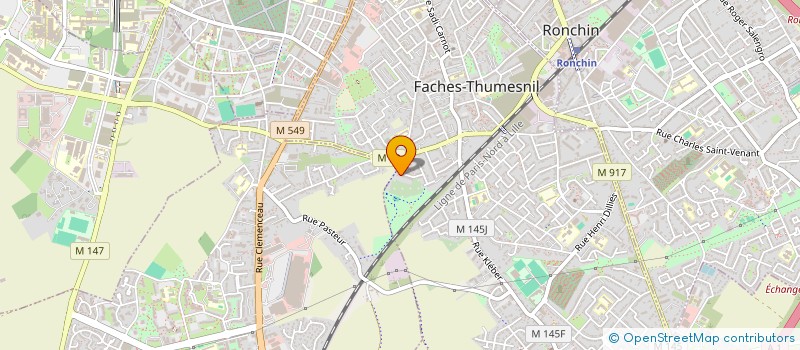 localisation de l'entreprise SCI MELLAT REBIAI  FACHES-THUMESNIL