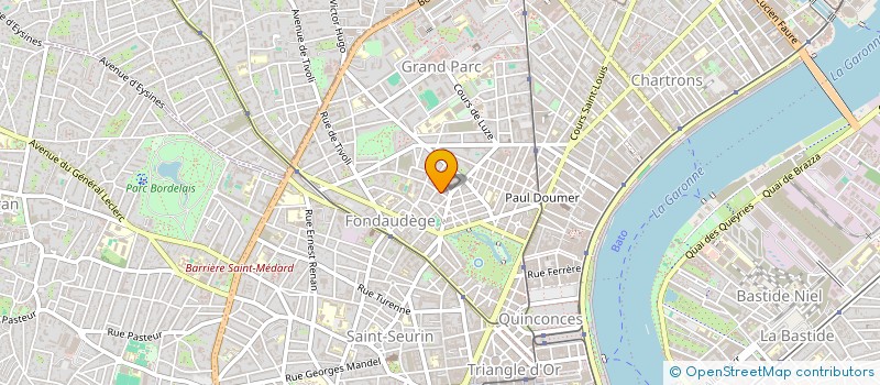 localisation de l'entreprise SCI MELLE LE PETIT BOIS  BORDEAUX