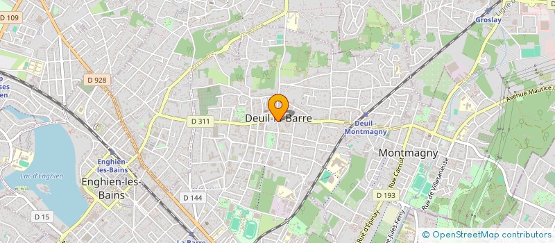 localisation de l'entreprise SCI MELLEVILLE  DEUIL-LA-BARRE