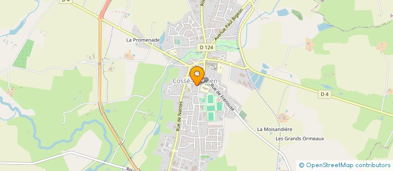 localisation de l'entreprise SCI MELLIANDRE  COSSE-LE-VIVIEN