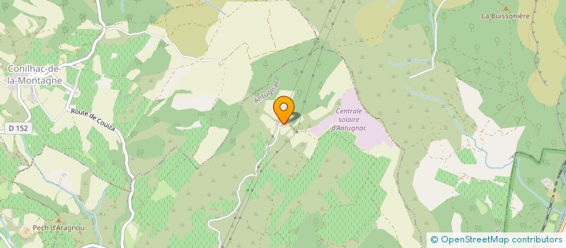 localisation de l'entreprise SCI MELLIFERA  ROQUETAILLADE-ET-CONILHAC