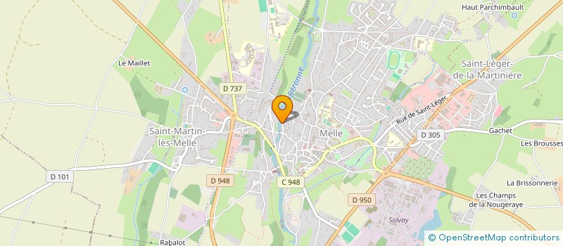 localisation de l'entreprise SCI MELLOCEAN  MELLE