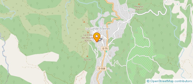 localisation de l'entreprise SCI MELLOEN à LA GARDE-FREINET