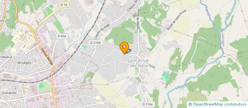 localisation de l'entreprise SCI MELLOG  SAINT-PRIVAT-DES-VIEUX