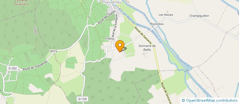 localisation de l'entreprise SCI MELLY  THAUVENAY