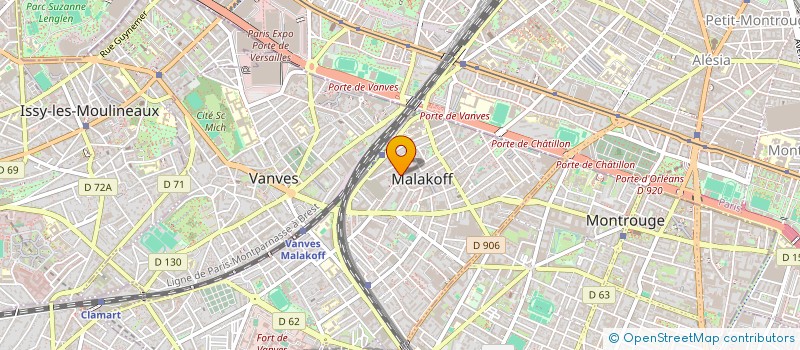 localisation de l'entreprise SCI MELMA  MALAKOFF