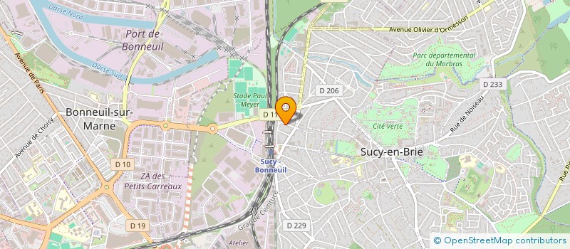 localisation de l'entreprise SCI MELMATANA  SUCY-EN-BRIE