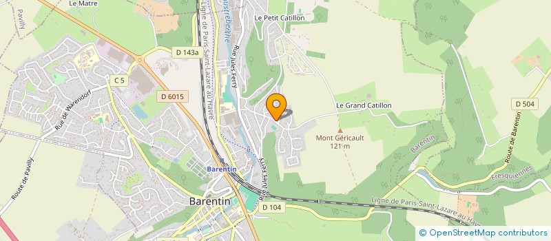 localisation de l'entreprise SCI MELN  BARENTIN